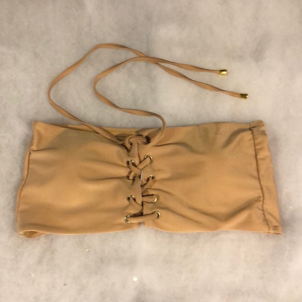 Romwe bandeau bathing suit top